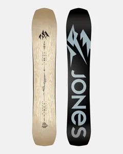 Jones Flagship のトップデッキ:ウッドグレイン基調に Jones の山型アイコンとセンターのスパイングラフィック